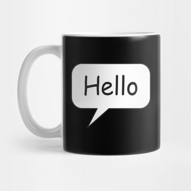 hello comic book speech bubble by MattOArtDesigns